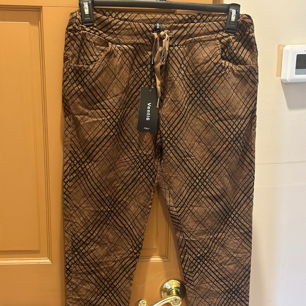 Venti 6 brown jogger with design